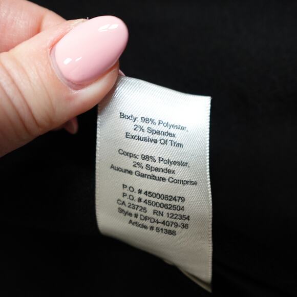 Artizia Wilfred Blazer Womens 2 Chevalier Unstructured Open Front Black Crepe - Picture 6 of 11